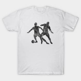 Soccer player black and white T-Shirt